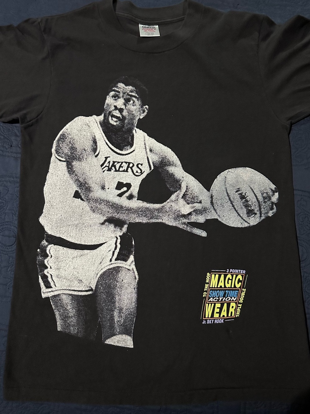 Black Lakers Graphic Tee - Magic Showtime Action Wear